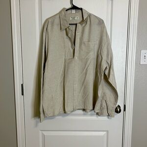 Abercrombie & Fitch 
XXL 
Tan 
Pre owned